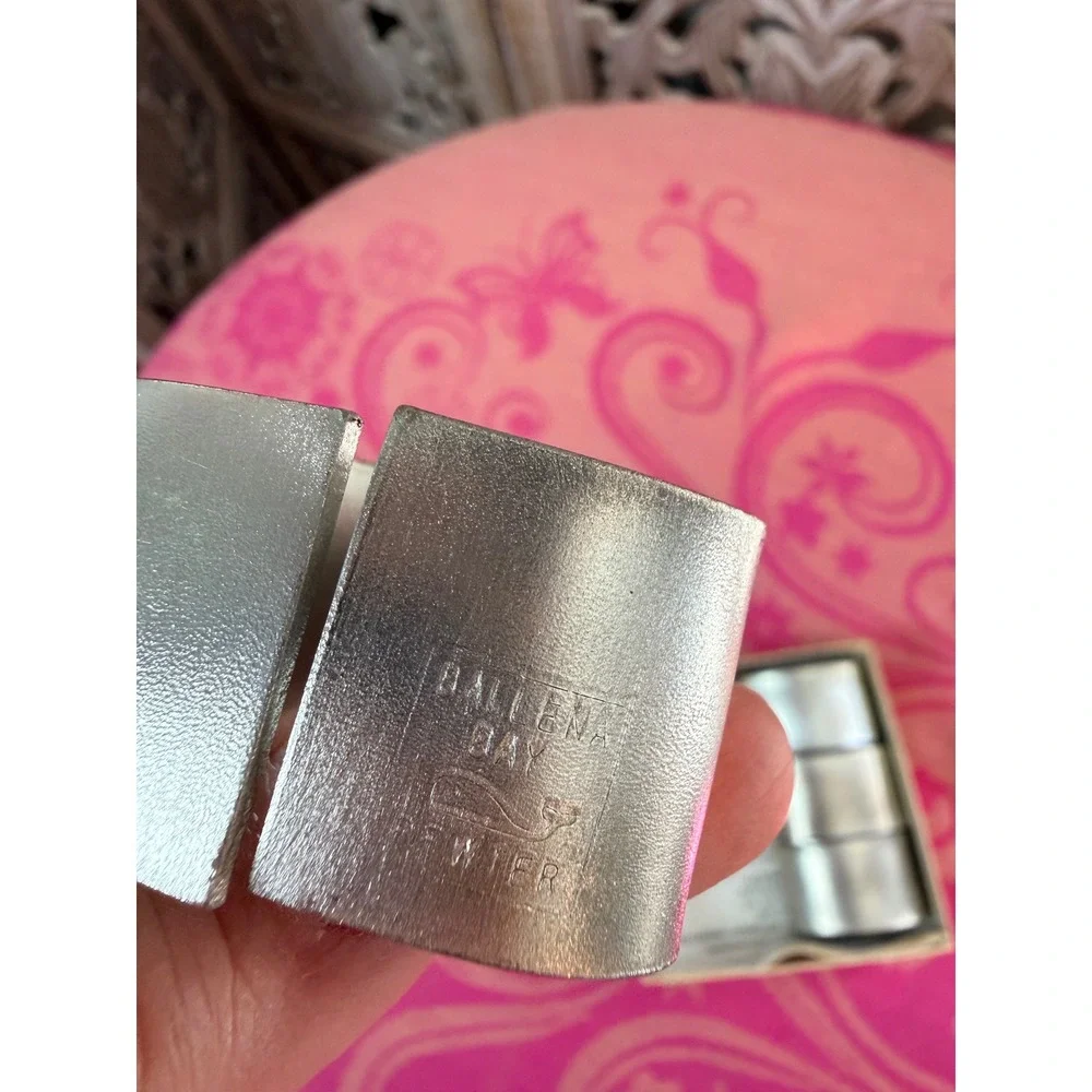 Ballena Bay Pewter Napkin Rings Set of 6 San Francisco Handcrafted Vintage Art